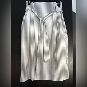 Antonio Melani white & blue striped skirt